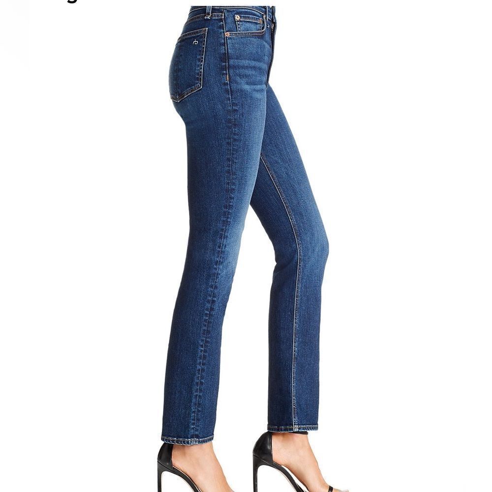 rag & bone /JEAN Nina in Carla High Rise Cigarette Stretch Jeans Size 31 EUC - Picture 2 of 13